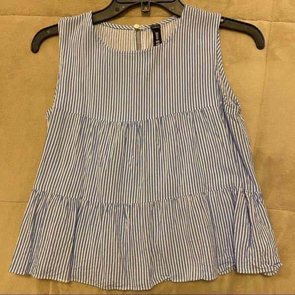 Design Lab - Striped Ruffle Top - Picture 4 of 6